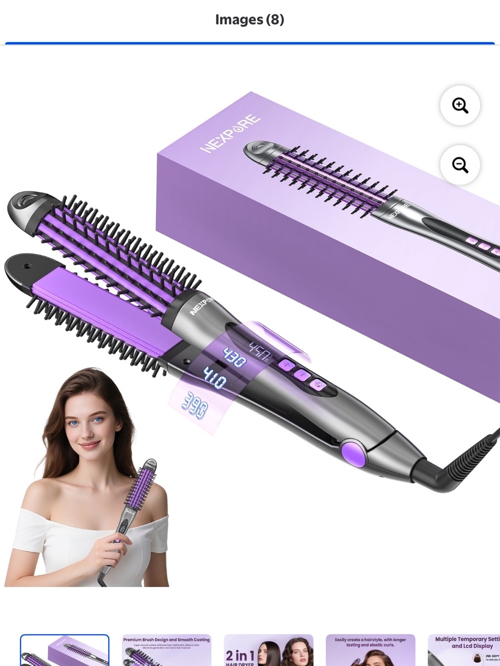 Nexpure hair curler